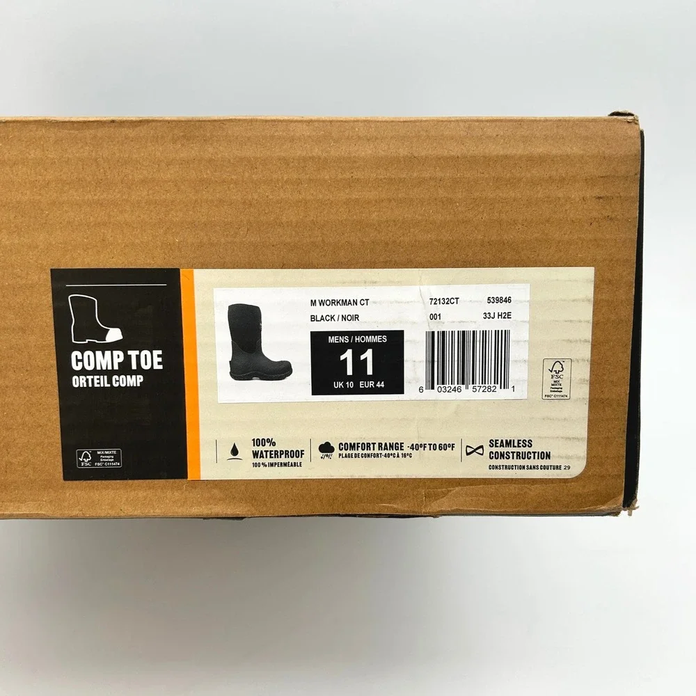 Bogs Workman Composite Toe Men Sz 11 Insulated Waterproof Work Boots NEW 72132CT